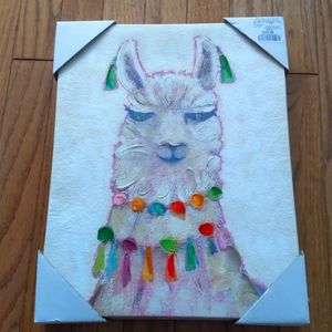 Alpaca canvas print